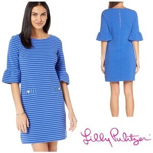 NWT Lilly Pulitzer Alden Dress in Blue Grotto XS